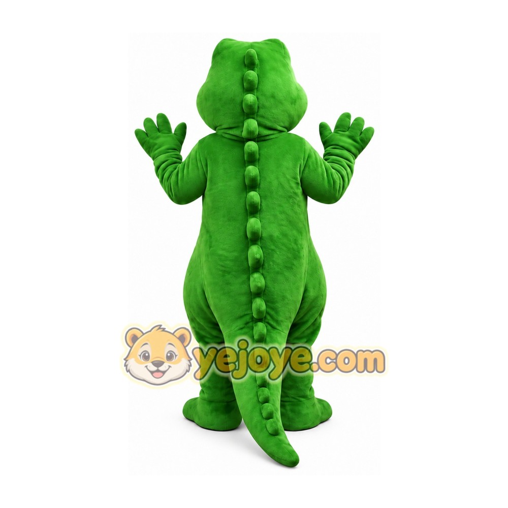 Green Crocodile Mascot Costume with Yellow Belly Green Crocodile Mascot Costume with Yellow Belly