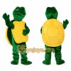 Green Turtle Mascot Costume with Yellow Shell Green Turtle Mascot Costume with Yellow Shell
