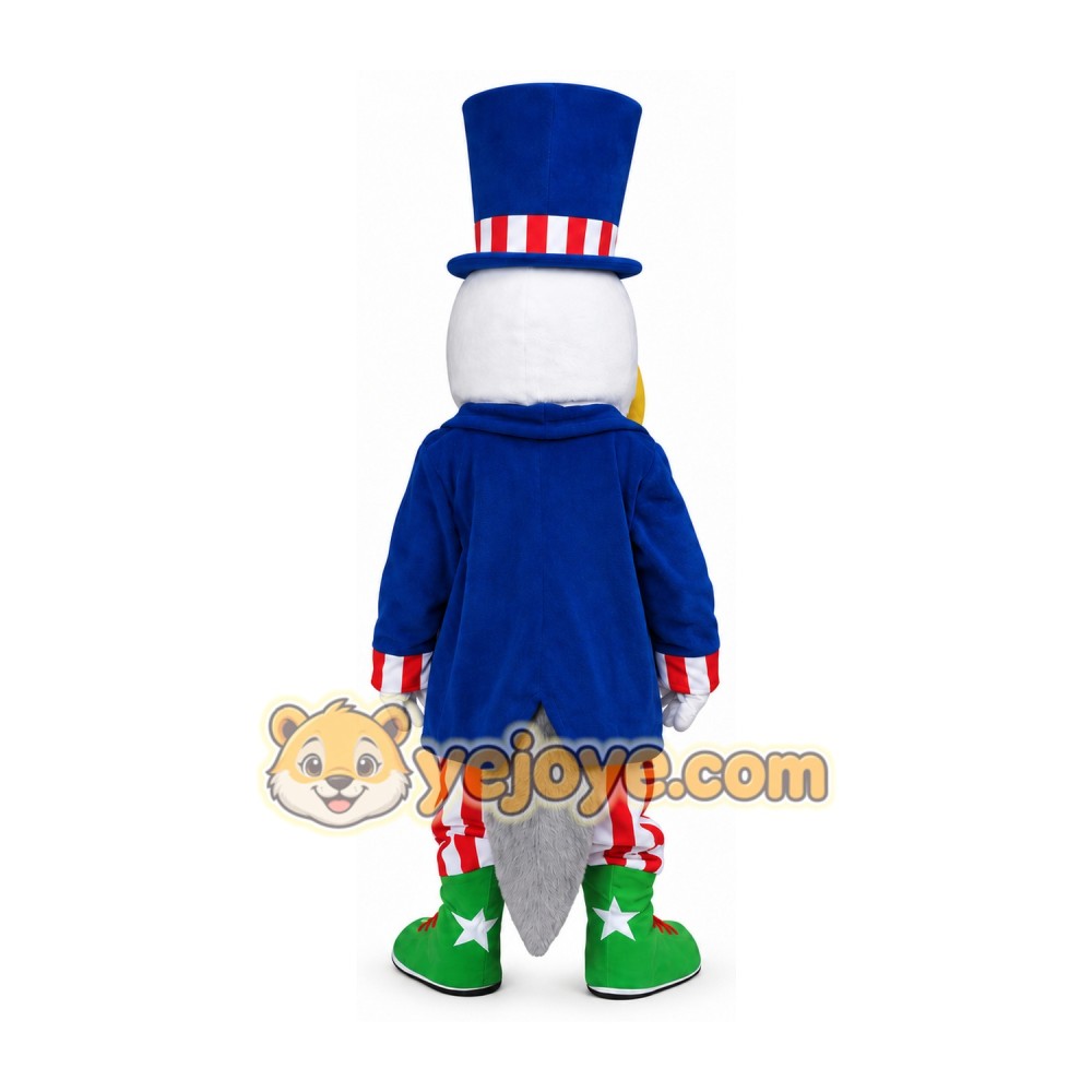 Blue Red White Patriotic Bird Mascot Costume Blue Red White Patriotic Bird Mascot Costume