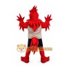 Red Bird Mascot Costume with Beige Shirt and Navy Shorts Red Bird Mascot Costume with Beige Shirt and Navy Shorts