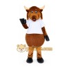 Brown Bull Mascot Costume with White T-Shirt Brown Bull Mascot Costume with White T-Shirt