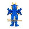 Blue and Yellow Dragon Mascot Costume with Wings Blue and Yellow Dragon Mascot Costume with Wings