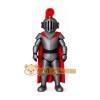 Silver Knight Mascot Costume with Red Cape Silver Knight Mascot Costume with Red Cape