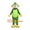 Green Monkey Mascot Costume with Yellow Hands and Feet Green Monkey Mascot Costume with Yellow Hands and Feet