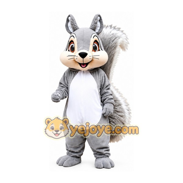 Gray Squirrel Mascot Costume