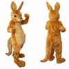 Golden Brown Kangaroo Mascot Costume