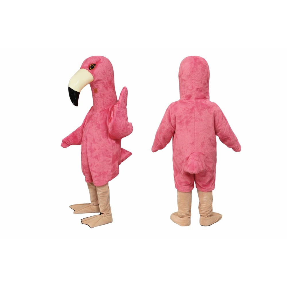 Pink Flamingo Mascot Costume