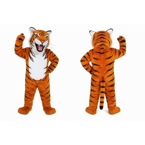 Orange Tiger Mascot Costume