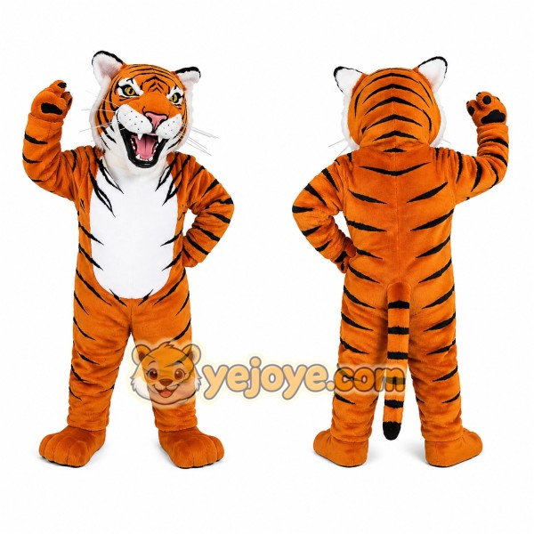 Orange Tiger Mascot Costume
