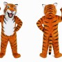Orange Tiger Mascot Costume