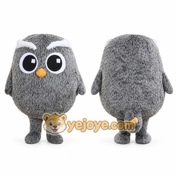 Gray Owl Mascot Costume