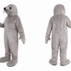 Gray Seal Mascot Costume