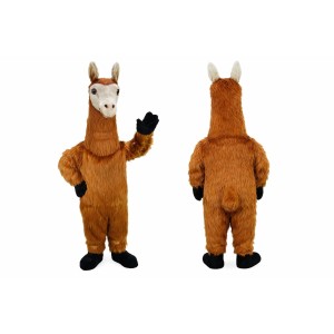 Brown Llama Mascot Costume