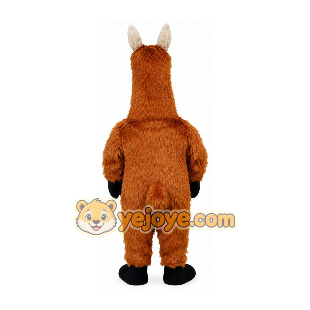 Brown Llama Mascot Costume Brown Llama Mascot Costume