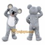 Light Gray Koala Mascot Costume