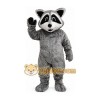 Gray Raccoon Mascot Costume Gray Raccoon Mascot Costume