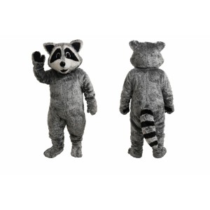 Gray Raccoon Mascot Costume