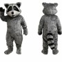 Gray Raccoon Mascot Costume