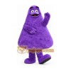 Purple Monster Mascot Costume Purple Monster Mascot Costume