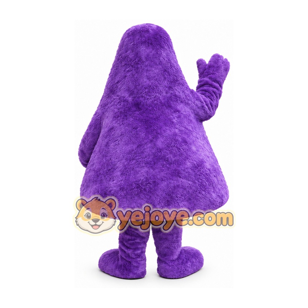 Purple Monster Mascot Costume Purple Monster Mascot Costume