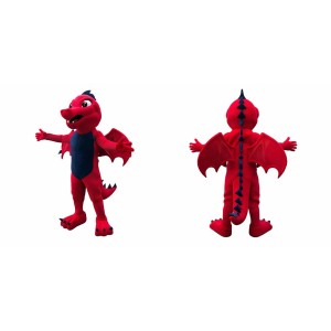Red Dragon Mascot Costume