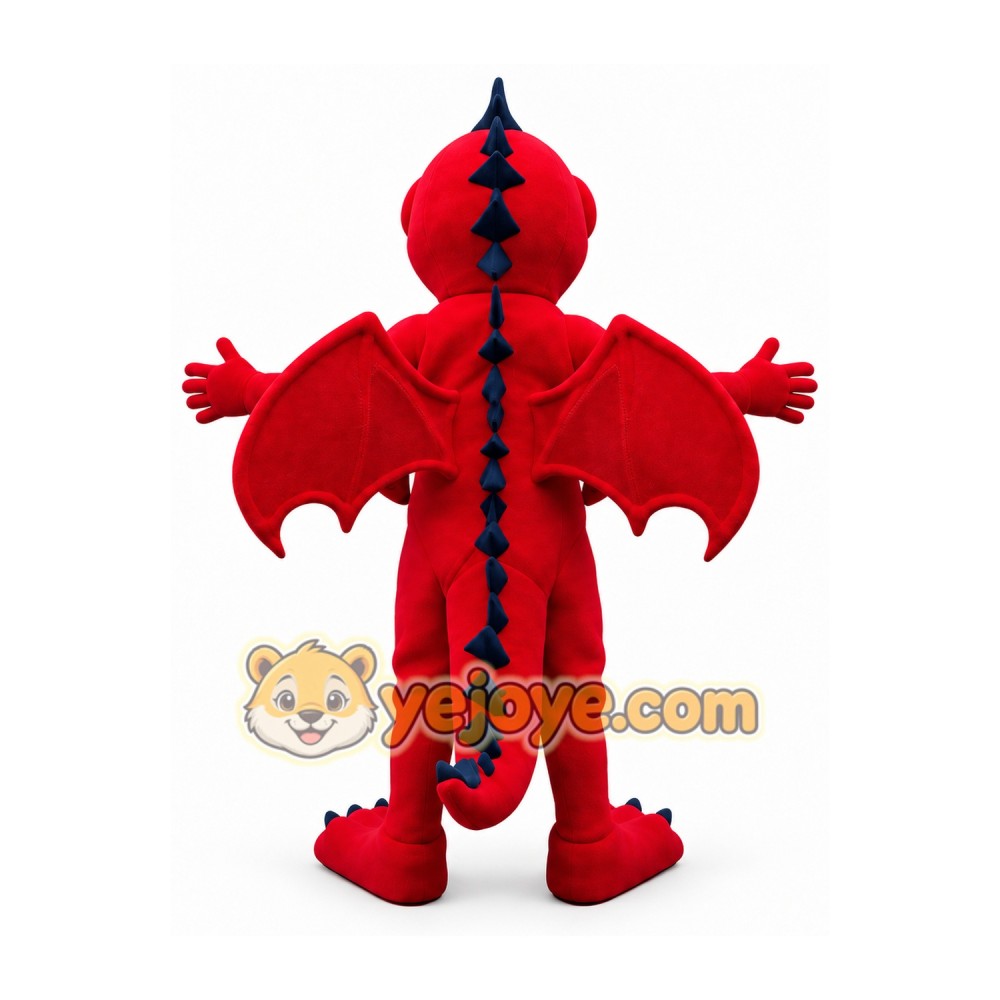 Red Dragon Mascot Costume