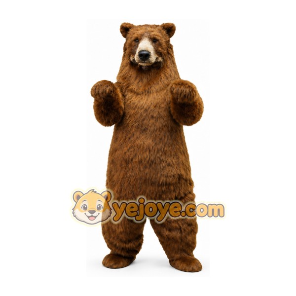 Brown Bear Mascot Costume