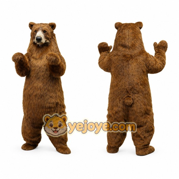 Brown Bear Mascot Costume