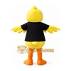 Yellow Duck Mascot Costume with Black Shirt Yellow Duck Mascot Costume with Black Shirt
