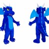 Blue Dragon Mascot Costume