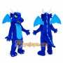 Blue Dragon Mascot Costume