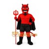 Red Devil Mascot Costume with Trident