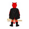Red Devil Mascot Costume with Trident