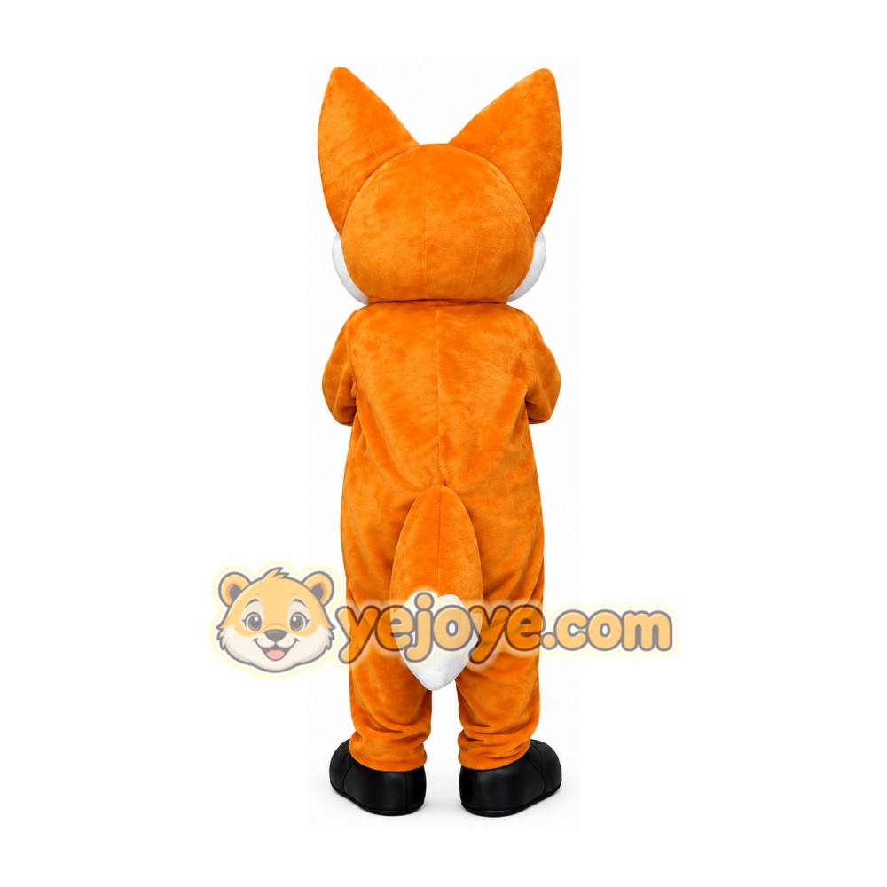 Orange Fox Mascot Costume Orange Fox Mascot Costume
