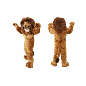 Brown Lion Mascot Costume