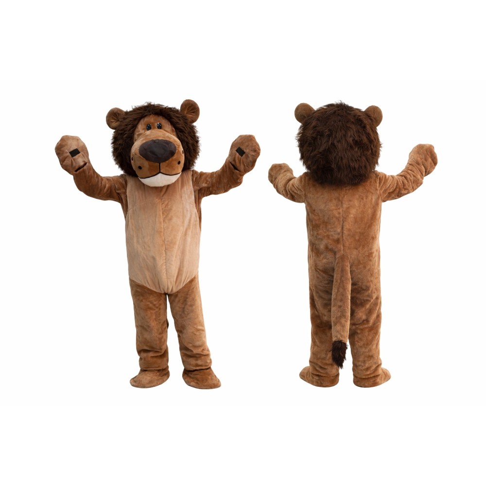 Light Brown Lion Mascot Costume