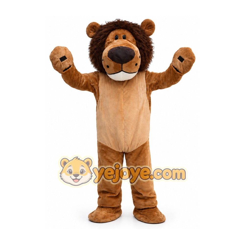 Light Brown Lion Mascot Costume Light Brown Lion Mascot Costume