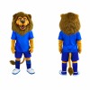 Blue Lion Mascot Soccer Costume