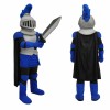 Blue Knight Mascot Costume