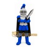 Blue Knight Mascot Costume Blue Knight Mascot Costume