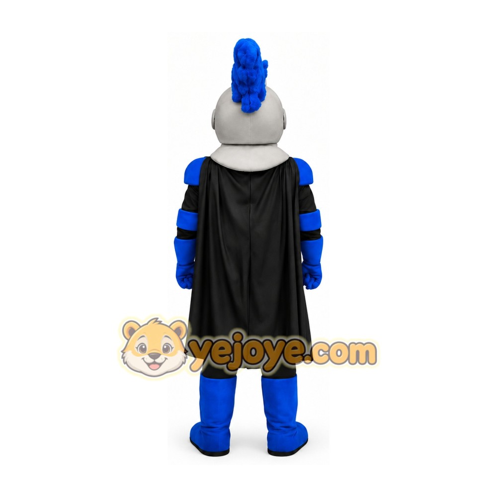 Blue Knight Mascot Costume Blue Knight Mascot Costume