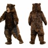 Dark Brown Bear Mascot Costume