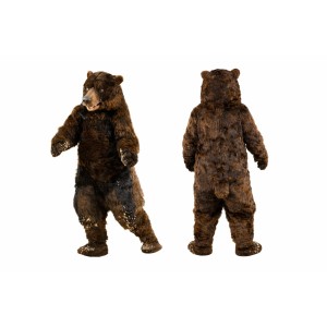 Dark Brown Bear Mascot Costume