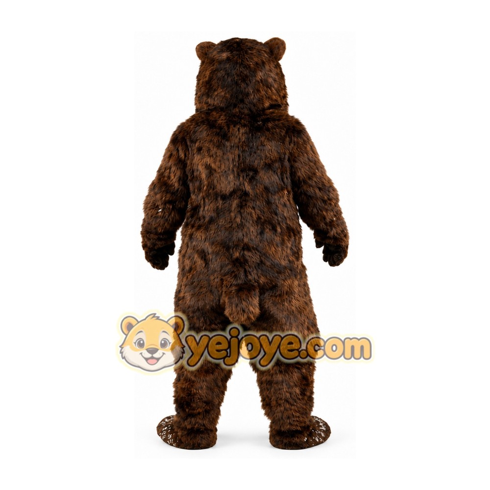 Dark Brown Bear Mascot Costume Dark Brown Bear Mascot Costume