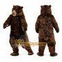 Dark Brown Bear Mascot Costume