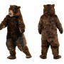 Dark Brown Bear Mascot Costume