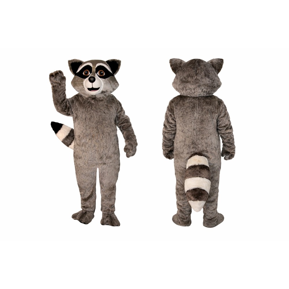 Gray Raccoon Mascot Costume