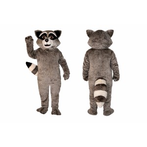 Gray Raccoon Mascot Costume