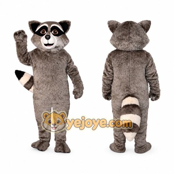 Gray Raccoon Mascot Costume