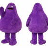 Purple Blob Mascot Costume